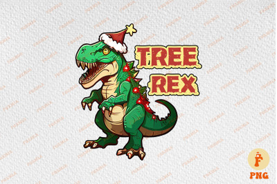 Tree Rex Christmas Dinosaur Happy Xmas