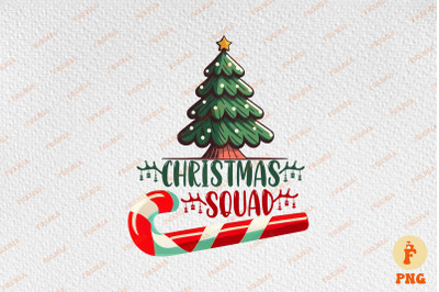 Vintage Christmas Squad Retro Xmas Tree