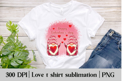 Valentines gnome PNG | Valentines gnome sublimation