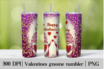 Valentines gnome tumbler | Gnome tumbler wrap