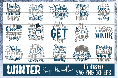 Winter Bundle SVG, Winter SVG