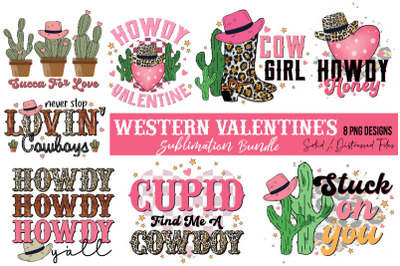 Western Valentines Day Sublimation Bundle