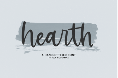 Hearth Script Font