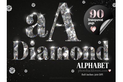 Diamond Alphabet Clip Art
