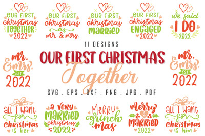 Our First Christmas Together SVG Bundle