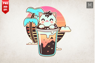 Cute Cat &amp;amp; Cocoa Milkshake