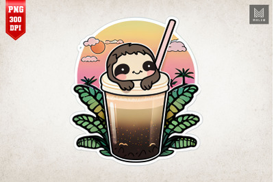 Cute Sloth &amp; Cocoa Milkshake