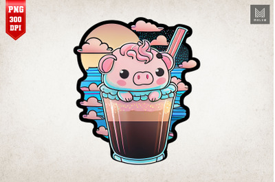 Cute Pig &amp;amp; Coffee