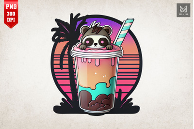 Cute Racoon &amp;amp; Cocoa Milkshake