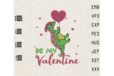 Be My Valentine Dinosaur Valentine&#039;s Day