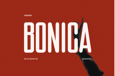 Bonica Sans Serif Soft Condensed Font