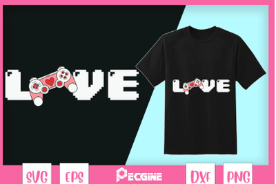 LOVE Valentine Gamer Controller