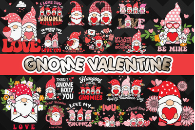 Gnome Valentine Bundle SVG 20 designs