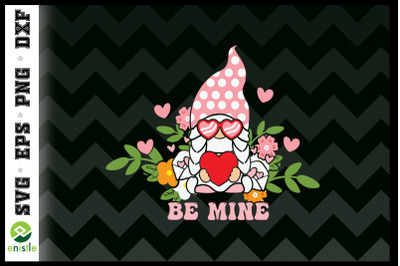 Be Mine Gnome Floral Valentine