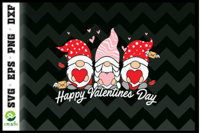 Happy Valentine&#039;s Day Gnome Hearts