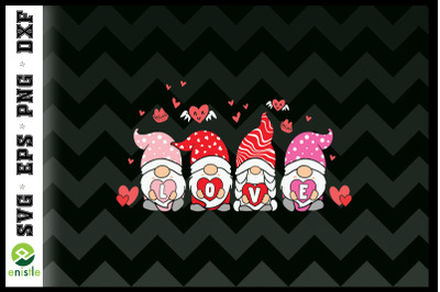 Gnome LOVE Valentine SVG