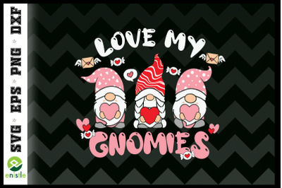 Love my Gnomies Gnomes Valentine