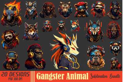 Gangster Animal Bundle-20 Designs-221218