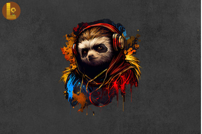 Badass Gangster Sloth