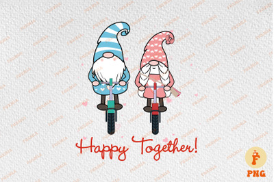 Gnome Happy Together Valentine&#039;s Day