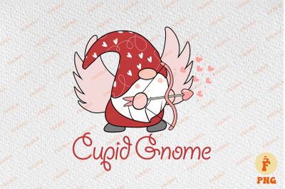 Cute Cupid Gnome Valentine&#039;s Day