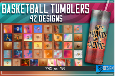 Basketball Tumbler | Basketball Design | Sport s 20 Oz Tumbler| Tumble