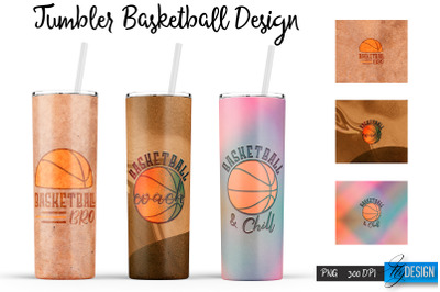 Basketball Tumbler | Basketball Design | Sport s 20 Oz Tumbler