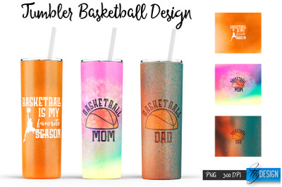 Basketball Tumbler | Basketball Design | Sport s 20 Oz Tumbler