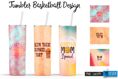 Basketball Tumbler | Basketball Design | Sports 20 Oz Tumbler