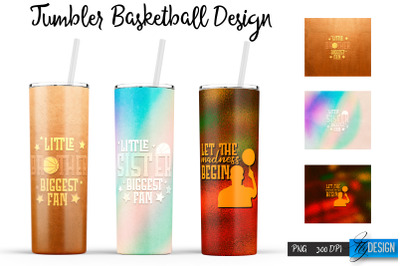 Basketball Tumbler | Basketball Design | Sports 20 Oz Tumbler