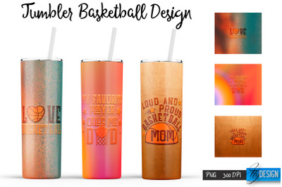 Basketball Tumbler | Basketball Design | Sports 20 Oz Tumbler