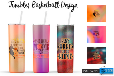 Basketball Tumbler | Basketball Design | Sports 20 Oz Tumbler