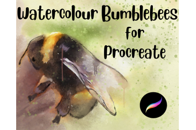 Procreate Watercolour Bumblebee