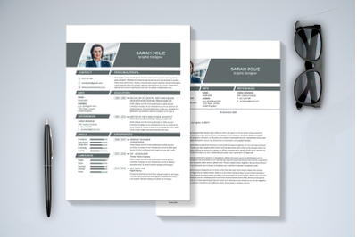 Modern Resume &amp; Cover Letter Template