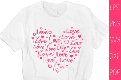 Valentines Hearts sublimation. Hearts T- shirt design