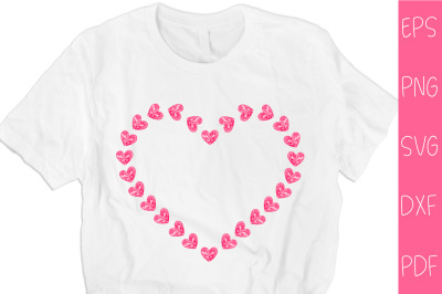 Valentines Heart Gemstone sublimation. Valentine&#039;s T- shirt