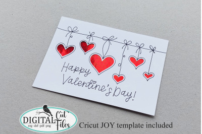 Happy Valentine&#039;s day Pop up card svg Cricut project