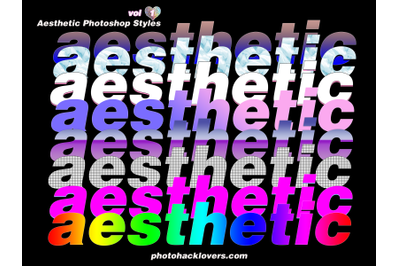 Aesthetic Photoshop Styles Vol 01