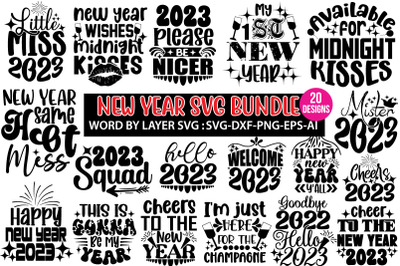 NEW YEAR SVG BUNDLE