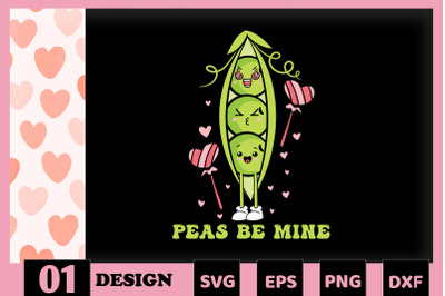 Peas Be Mine Cute Valentine Puns