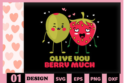 Ilove you Berry Much Valentine