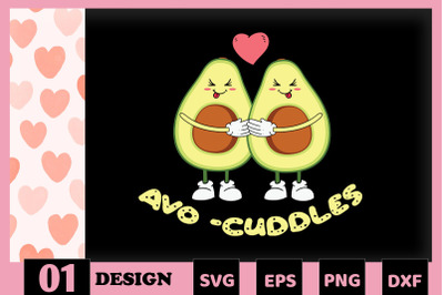 Avo-Cuddles Avocado Valentine