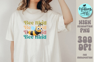 Bee kind png, sublimation design