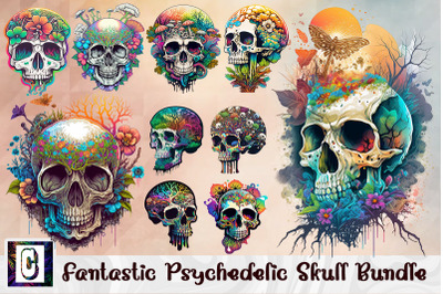 Fantastic Psychedelic Skull Bundle