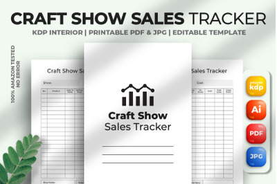Craft Show Sales Tracker KDP Interior