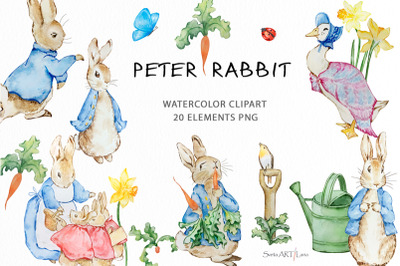 Peter Rabbit and Friends Clip Art