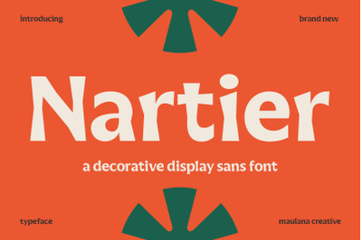 Nartier Decorative Sans Font