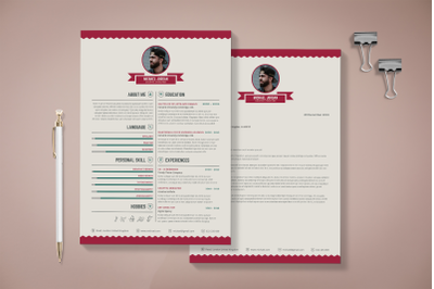 Vintage Resume &amp; Cover Letter Template