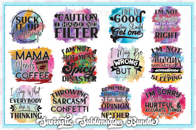 Sarcastic Sublimation Bundle