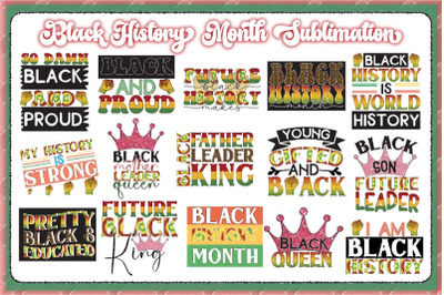 Black History Month Sublimation Bundle